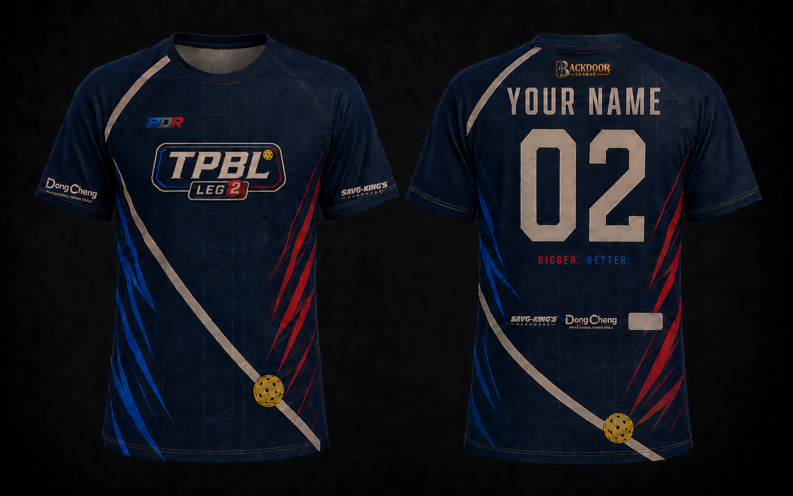 TPBL Leg 2 Official Jersey — Midnight Navy