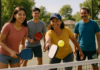 Pickleball: 3 Paddles You Need to Buy for Your Game Filipino people playing pickleball outdoors with various paddles in hand