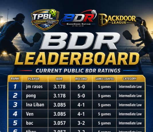 Top 10 Players by Current BDR in the TPBL Intermediate Division