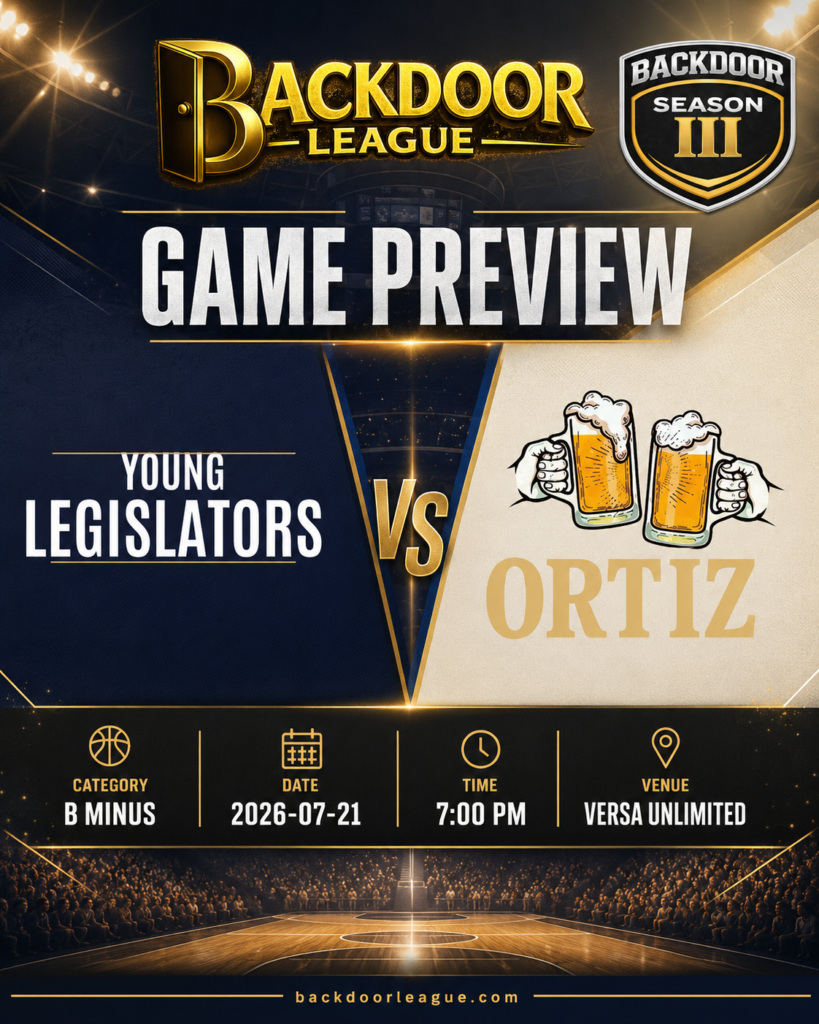 YOUNG LEGISLATORS vs ORTIZ Set for Key B Minus Clash at Versa Unlimited