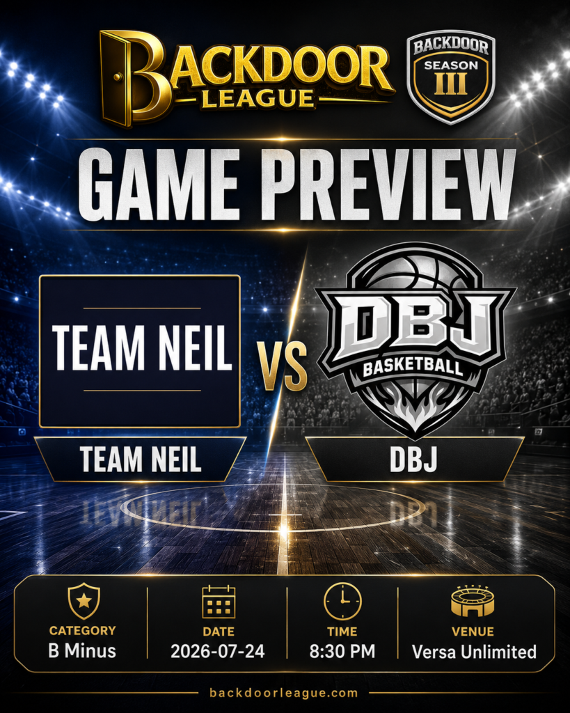 BackDoor League Basketball