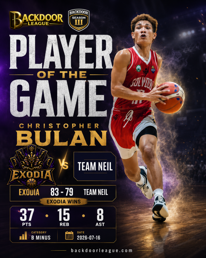 Christopher Bulan Dominates as Player of the Game in EXODIA’s Tight Win Over TEAM NEIL