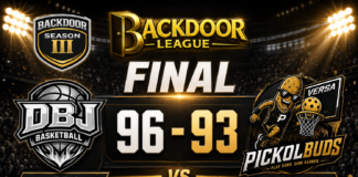 DBJ Edges PICKOLBUDS in Thrilling 96-93 Finish at BackDoor League B Minus