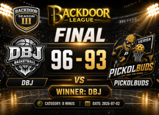 DBJ Edges PICKOLBUDS in Thrilling 96-93 Finish at BackDoor League B Minus