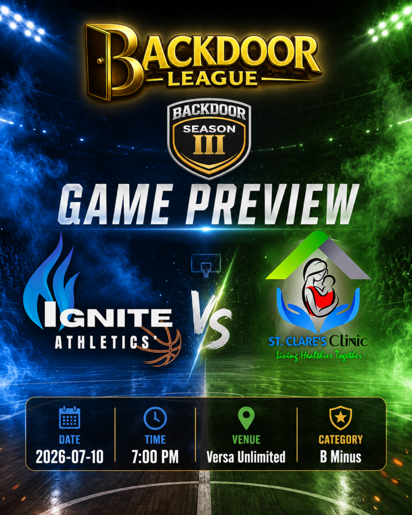 IGNITE ATHLETICS vs ST. CLAIRE: B Minus Showdown at Versa Unlimited on July 10